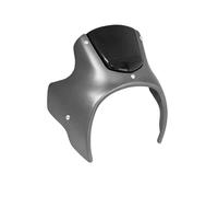 Coque Phare Avant pour VOGE 300AC GPX MAD300 Pare-Brise De Moto Carénage De Phare Housse De Pare-Brise Carénage Bulle De Moto(Grey)