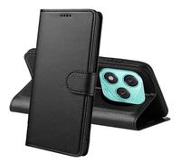 Coque - Phonillico® - Honor 400 Lite 5G - Portefeuille Noir - Semi-rigide - Aimanté