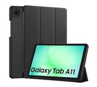 Coque - PHONILLICO - Samsung Galaxy Tab A11 - Noir - Protection intégrale - Multi-positions