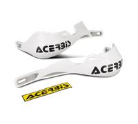 Coque Plastique de Rechange pour Protège-mains Acerbis Rally Pro Blanc Blanc