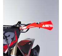 Coque Plastique de Rechange pour Protège-mains Acerbis Rally Pro Rouge/Blanc Rouge,Blanc