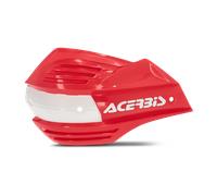 Coque Plastique de Rechange pour Protège-mains Acerbis X-Factor Rouge/Blanc Rouge,Blanc