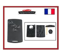 coque plip boitier clé carte Renault koleos 4 boutons pour remplacement + lame