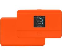 Coque Pocket WiFi Compatible avec TP Link M7350 4G Coque-Coque de Protection pour Routeur WiFi Portable en Silicone-Orange