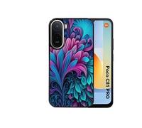 Coque Poco C81 Pro - Tropical violet Fleur - Semi-rigide