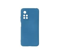 Coque pour Xiaomi Poco M4 Pro 5G et Redmi Note 11S 5G Silicone Semi-rigide Finition Soft-touch Fine bleu