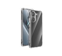 Coque pour Poco X8 Pro Bumper avec Coins Renforcés et Rebords Surélevés Transparent