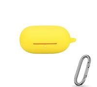 Coque portable compatible avec Beats for Powerbeats Pro 2, coque en silicone souple antichoc avec porte-clés pour écouteurs sans fil (jaune)