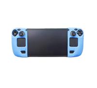 Coque portective compatible avec Steam Deck OLED, coque en silicone antidérapante, protection intégrale, accessoires de console de jeu (bleu)