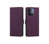 Coque portefeuille à rabat Realme Note 70 4G / 70T 4G Cuir PU Porte-cartes Violet