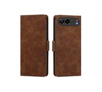 Coque portefeuille à rabat ZTE nubia Air Pro Cuir PU Porte-cartes Marron