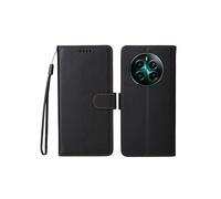 Coque Portefeuille Antivol RFID Realme 12 4G Cuir PU Noir