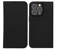 Coque portefeuille - DBRAMANTE1928 - Oslo - iPhone 14 Pro - Cuir végétalien recyclé - Noir