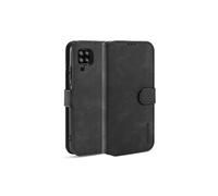 Coque Portefeuille en PU avec support Pour Samsung Galaxy A42 5G - Smart Stand Noir