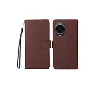 Coque portefeuille Huawei Nova 14 - RFID - Porte-cartes - TPU antichoc - Cuir PU - Protection intégrale - Marron