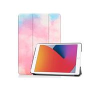 imoshion Coque tablette Design Trifold pour Apple iPad 9 (2021) 10.2 pouces / iPad 8 (2020) 10.2 pouces / iPad 7 (2019) 10.2 pouces - Sky