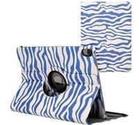 imoshion Coque tablette Design rotatif à 360° pour Apple iPad Air 5 (2022) / Air 4 (2020) - White Blue Stripes