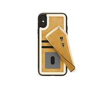 Coque Portefeuille pour iPhone X avec Poche Zippée et Protection d'Ecran Zizo Marron clair