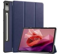 Coque portefeuille pour Lenovo Tab P12 imoshion Étui de téléphone portefeuille Trifold Bleu foncé G
