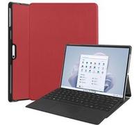 imoshion Coque tablette Trifold pour Microsoft Surface Pro 9 / Pro 10 / Pro 11 - Rouge