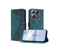 Coque Portefeuille pour Motorola Signature 5G Cuir PU Vert