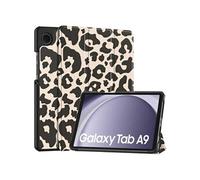 imoshion Design Bibliothèque pliante pour la Samsung Galaxy Tab A9 8.7 pouces - Leopard