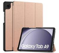 Coque portefeuille pour Samsung Galaxy Tab A9 imoshion Étui de téléphone portefeuille Trifold Rose dorée G