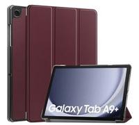 Coque portefeuille pour Samsung Galaxy Tab A9 Plus imoshion Étui de téléphone portefeuille Trifold Rouge foncé G
