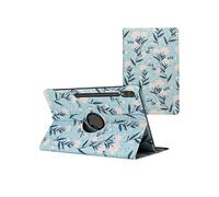 imoshion Coque Design rotatif à 360° pour Samsung Galaxy Tab S10 Ultra / Tab S9 Ultra - Flowers