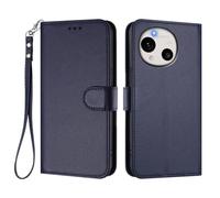 Coque Portefeuille pour Sharp Aquos R11 Étui, Silicone Flip Case Antichoc Cuir Housse avec 360 Degrés Protection Cover-Bleu