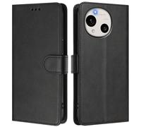 Coque Portefeuille pour Sharp Aquos Wish 6- Cuir PU, RFID Anti-Vol, Support, Fermeture Magnétique, avec Cordon à Main.A01