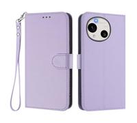 Coque Portefeuille pour Sharp Aquos Wish 6 Étui, Silicone Flip Case Antichoc Cuir Housse avec 360 Degrés Protection Cover-Violet