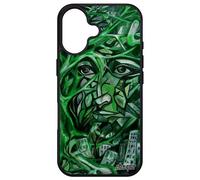 Coque Portrait Street Art Pour Apple Iphone 16 Silicone Original Cadeau Abstrait Personnalisé Bumper Housse Femme Peinture Huile Arbre De