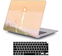Coque Pouce Macbook Air 13,6 Pouces 2022 2024 2025 M4 A3240 M3 A3113 M2 A2681 Avec Touch Id & Liquid Retina Display, Boîtier Rigide En Plastique Caoutchouté & Couvre-Clavier, Sunri[POR5247540]