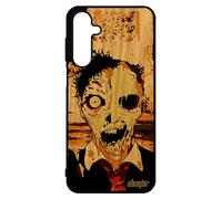 Coque Pour A16 4g 5g Bois Silicone Zombie Horreur Marron Solide Apocalypse Garcon Revenant Rigide Mort Vivant Gore De Pour Samsung Galaxy