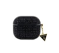 Coque pour Airpods 3 4G Diamond avec Charm Triangle Scintillant Ornée de Strass Noir