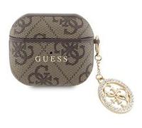 Coque pour AirPods 3 avec Charm Design Élégant Guess Marron G