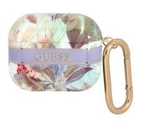 Coque pour Airpods 3 Flowers avec Anneau Guess Multicolore