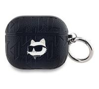 Coque pour AirPods 3 Choupette Gaufré Karl Lagerfeld Noir G