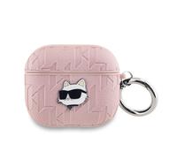 Coque pour AirPods 3 Choupette Gaufré Karl Lagerfeld Rose