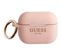 Coque pour Airpods 3 Cover Ring en Silicone Guess Rose G