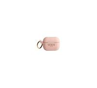 Coque pour Airpods 3 Cover Ring en Silicone Guess Rose G