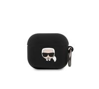 Coque pour Airpods 3 en Silicone avec Anneau Noir