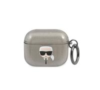 Coque pour AirPods 3 Antichoc Glitter Karl Lagerfeld Noir G