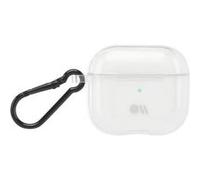 Coque pour Airpods 3 Tough en Silicone avec Accrochage Métallique CASE MATE Transparent G