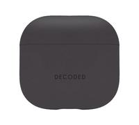 Coque pour AirPods 4 en Silicone Antichocs avec Indicateur LED Decoded Noir