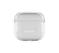 Decoded Bags – Coque pour AirPods 4 en silicone antichocs avec indicateur LED – Transparent