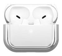 Coque pour AirPods Pro 1 / 2 en Aluminium Ultra Élégant et Résistant Arc Pulse Argent