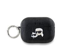 CG Mobile - Étui pour AirPods Pro 2 KLAP2PGKCPK - Noir Monogramme Karl & Choupette