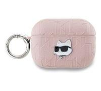 Coque pour AirPods Pro 2 Choupette Gaufré Karl Lagerfeld Rose G